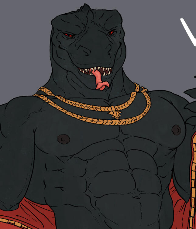 Lineart with flat colors